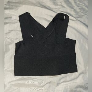 Black crop top, Size M. Urban outfitters
